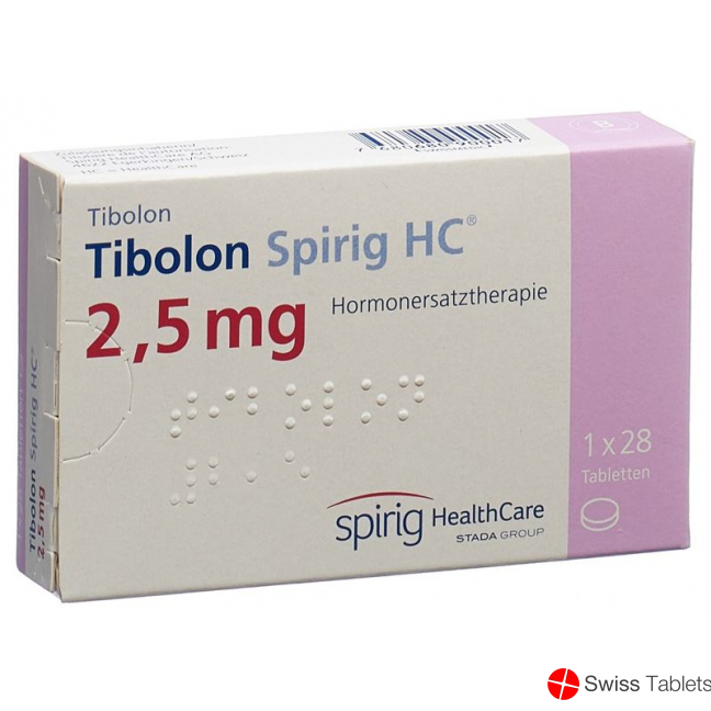 Tibolon Spirig HC Tabletten 2.5mg 28 Stück buy online