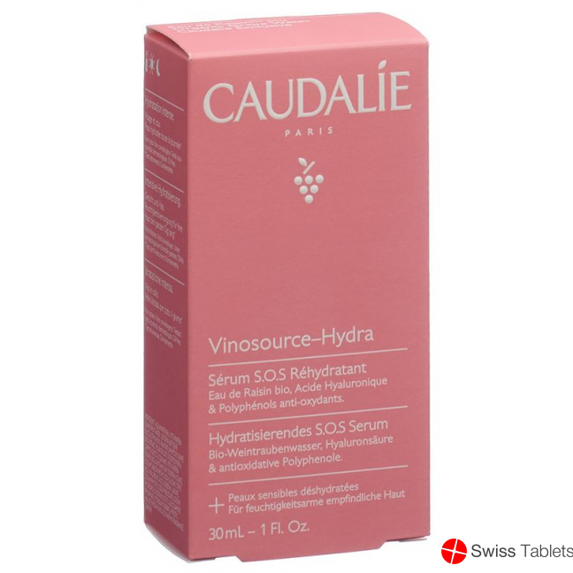 Caudalie Vinosource Hydra Hydrating S O S Serum 30ml buy online