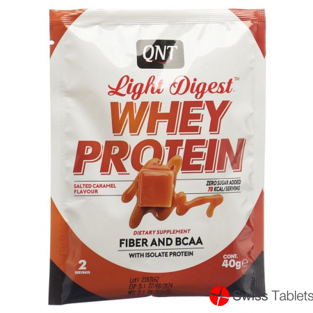 Qnt Light Digest Whey Protein Salted Caramel 40g buy online