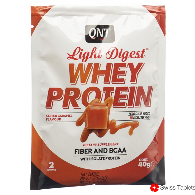 Qnt Light Digest Whey Protein Salted Caramel 40g buy online