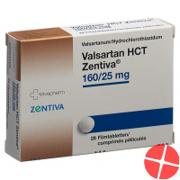 Valsartan HCT Zentiva Filmtabletten 160/25mg 28 Stück