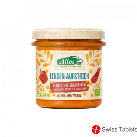 Allos Linsen Aufstrich Gelbe Linse Grillgem 140g buy online