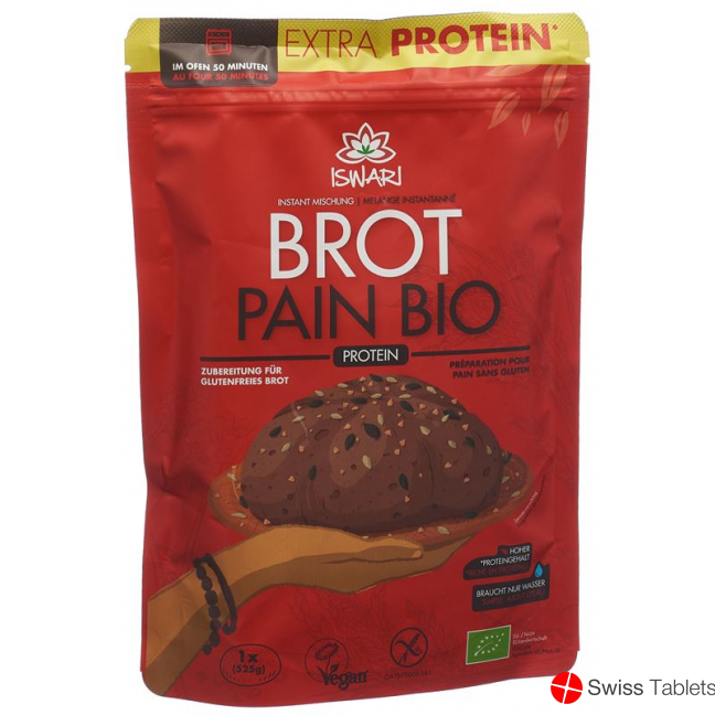 Iswari Instant Bread Mix Protein Bio Beutel 300g buy online