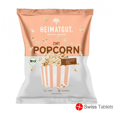 Heimatgut Popcorn Zimt Bio Beutel 90g buy online