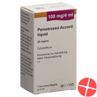 Pemetrexed Accord Liquid 100mg/4ml Durchstechflasche