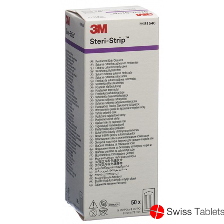 3M Steri Strip 3x75mm Wei Verstärkt (n) 50x 5 Stück buy online
