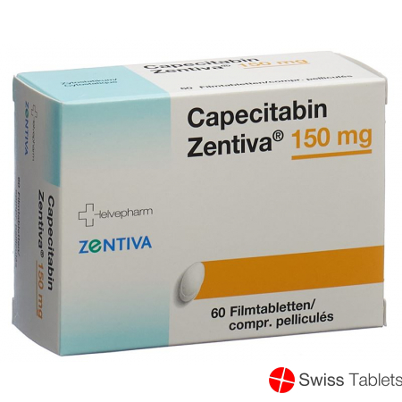 Capecitabin Zentiva Filmtabletten 150mg 60 Stück buy online