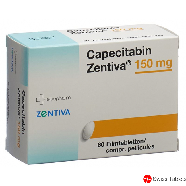 Capecitabin Zentiva Filmtabletten 150mg 60 Stück buy online