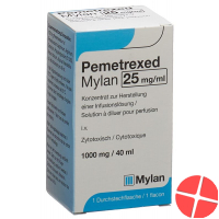 Pemetrexed Mylan Infusionskonzentrat 1000mg/40ml Durchstechflasche Pemetrexed Mylan Infusionskonzentrat 1000mg/40ml Durchstechflasche