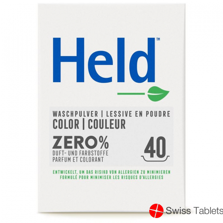 Held Waschpulver Color Zero Karton 3kg buy online