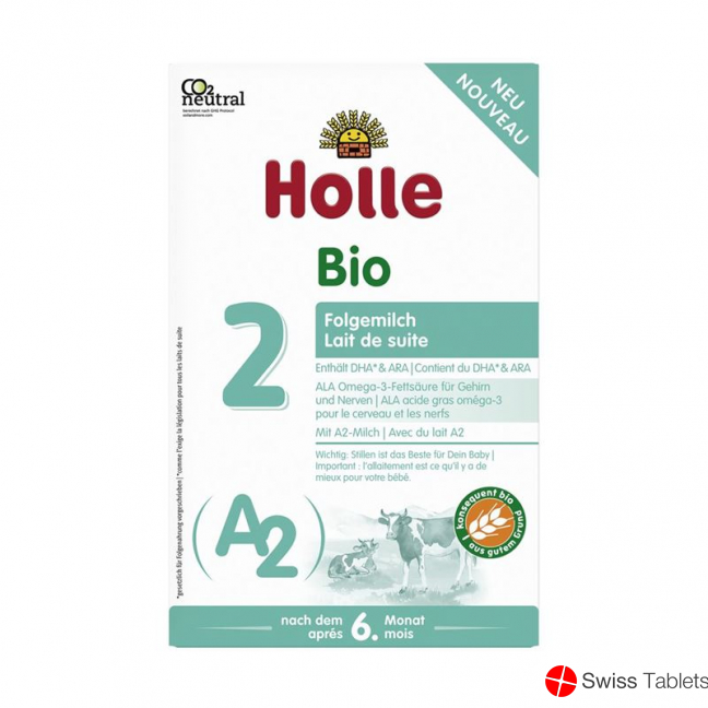 Holle A2 Bio-Folgemilch 2 400g buy online