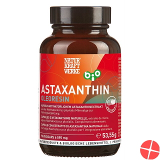 Naturkraftwerke Astaxanthin Vegicaps Bio 90 Stück