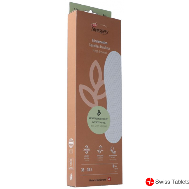 Swisspers Frischesohlen S 38 Weiss 8 Paar buy online
