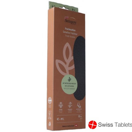 Swisspers Frischesohlen L 44 Schwarz 8 Paar buy online