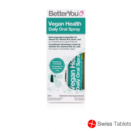Betteryou Vegan Health Multivitamin Mundspray 25ml buy online