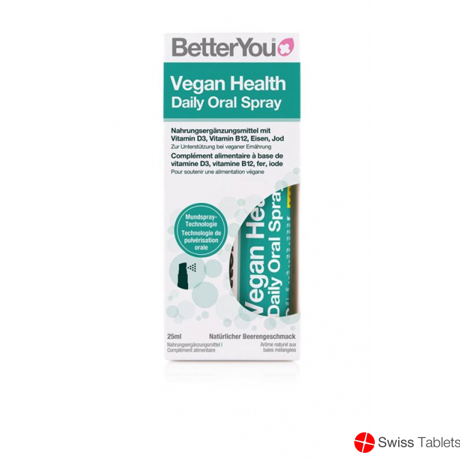 Betteryou Vegan Health Multivitamin Mundspray 25ml buy online