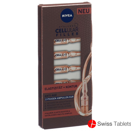 Nivea Hyalur Elast+kont 2-phasen Ampullen 8.4ml buy online