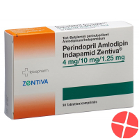 Perindo Amlo Indap Zentiva Tabletten 4/10/1.25mg 30 Stück
