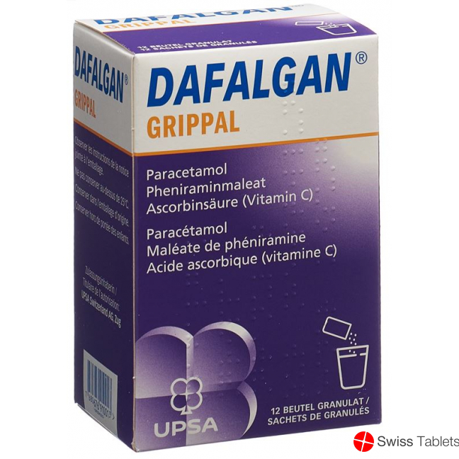 Dafalgan Grippal Granulat Beutel 12 Stück buy online