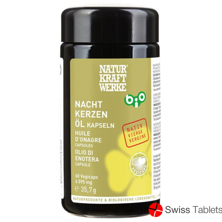 Naturkraftwerke Nachtkerzenöl Vegicaps Bio 60 Stück buy online