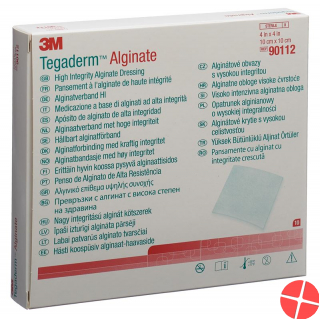 3M Tegaderm Alginat Kompresse 10x10cm (neu) 10 Stück