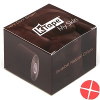K-tape My Skin 5cmx5m Very Dark Brown Rolle