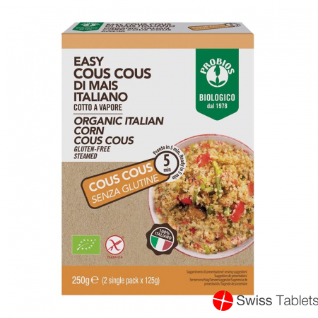 Probios Couscous Mais Glutenfrei Bio 2x 125g buy online