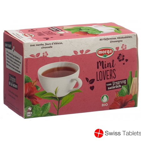 Morga Mint Lovers Tee M/h Bio Knospe Beutel 20 Stück buy online Morga Mint Lovers Tee M/h Bio Knospe Beutel 20 Stück buy online