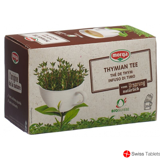 Morga Thymian Tee M/h Bio Knospe Beutel 20 Stück buy online