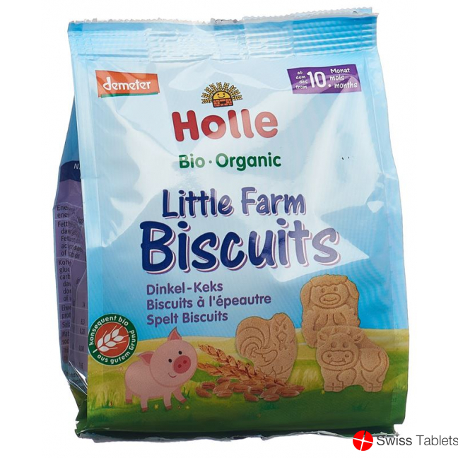 Holle Little Farm Biscuits 100g buy online