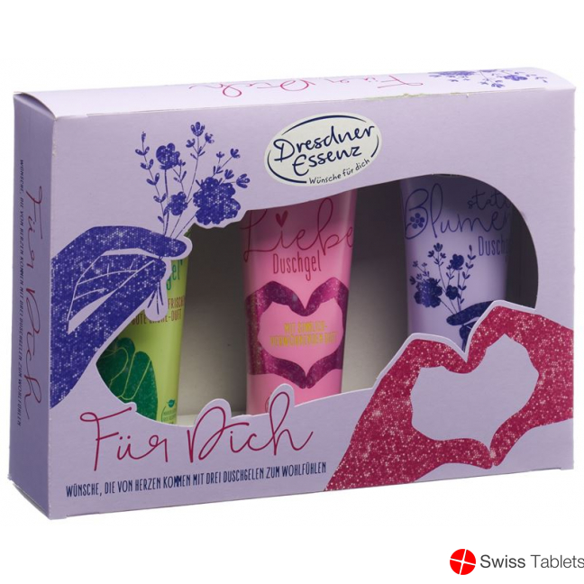 Dresdner Geschenkset Wuensche für Dich 3x 75ml buy online