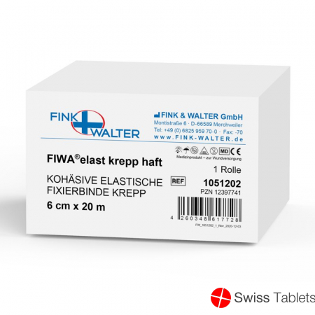 Fiwa Elastisch Fixierbinden Krepp Haft 6cmx20m buy online