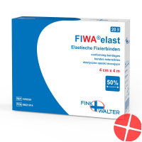 Fiwa Elastisch Fixierbinden 4cmx4m Rolle 20 Stück
