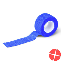 Fiwa Flex Pflasterbinde Haft Elastisch 2.5cmx4.5m Blau