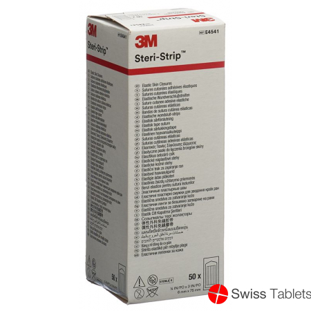 3M Steri Strip Elastic 6x75mm Skin coloured 50x 3 pieces buy online
