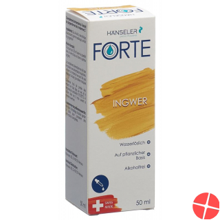 Hänseler Forte Ginger bottle with pipette 50ml