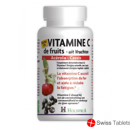 Holistica Vitamin C Acerola Cassis Tabletten 60 Stück buy online