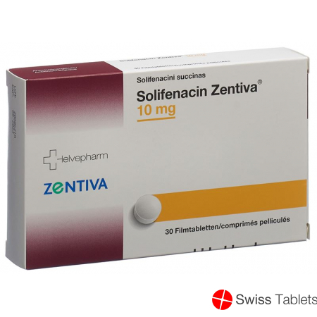 Solifenacin Zentiva Filmtabletten 10mg 30 Stück buy online