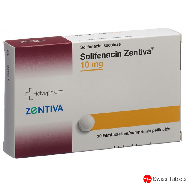 Solifenacin Zentiva Filmtabletten 10mg 30 Stück buy online