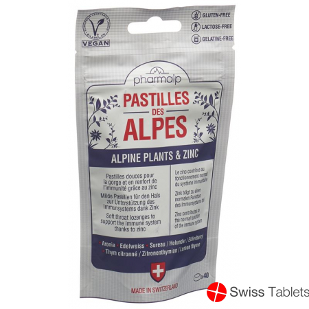 Pharmalp Pastilles Des Alpes Doypack 40 Stück buy online