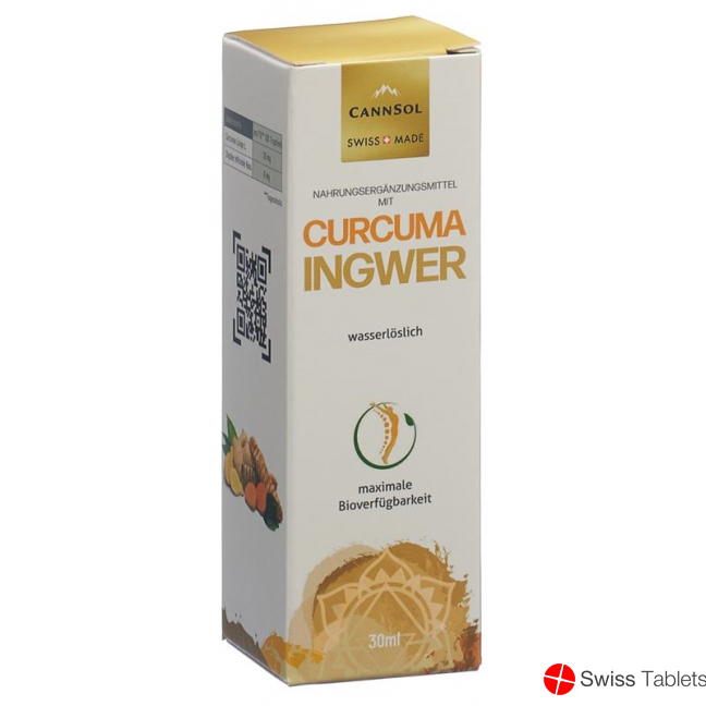 Cannsol Curcuma Ingwer Max Bioverf Pip Flasche 30ml buy online