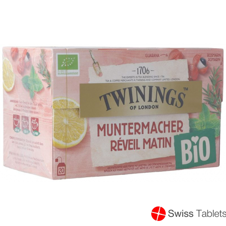 Twinings Muntermacher Bio 20 Beutel 1.9g buy online