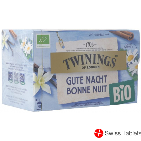Twinings Gute Nacht Bio 20 Beutel 1.7g buy online