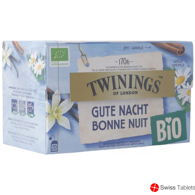 Twinings Gute Nacht Bio 20 Beutel 1.7g buy online