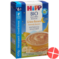 Hipp Gute Nacht Bio Milchbr Griess Ban (neu) 450g