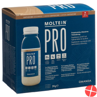 Moltein Pro 1.5 Cappuccino 6 Flasche 34g