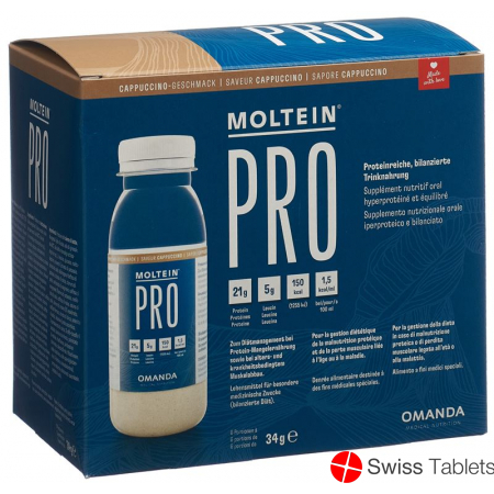 Moltein Pro 1.5 Cappuccino 6 Flasche 34g buy online