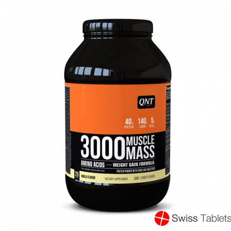 Qnt Muscle Mass 3000 Vanilla Dose 1.3kg buy online
