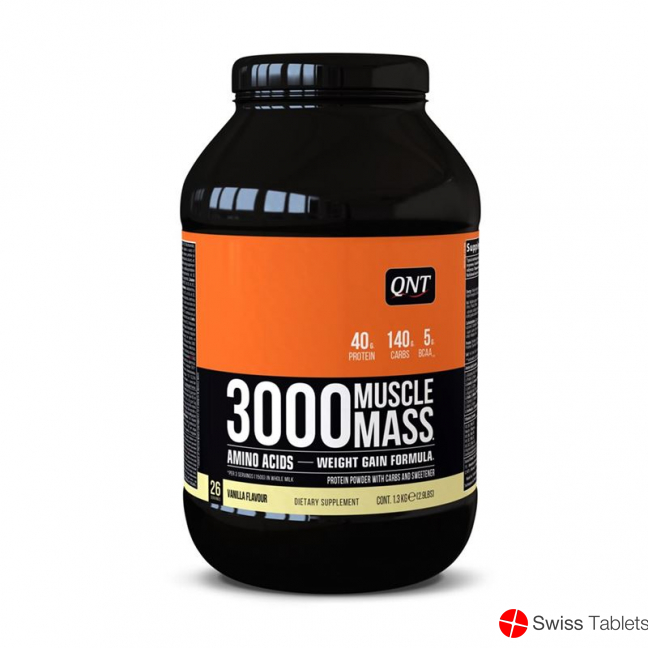 Qnt Muscle Mass 3000 Vanilla Dose 1.3kg buy online