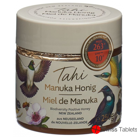 Tahi Manuka Honig Umf 10+ Mgo 263+ D/f Topf 250g buy online